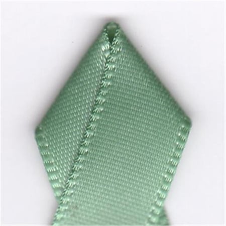 Papilion Papilion R074400060577100Y .25 in. Double-Face Satin Ribbon 100 Yards - Sage Green R074400060577100Y